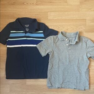 Jumping Beans Navy and Gray Kids Polo Set